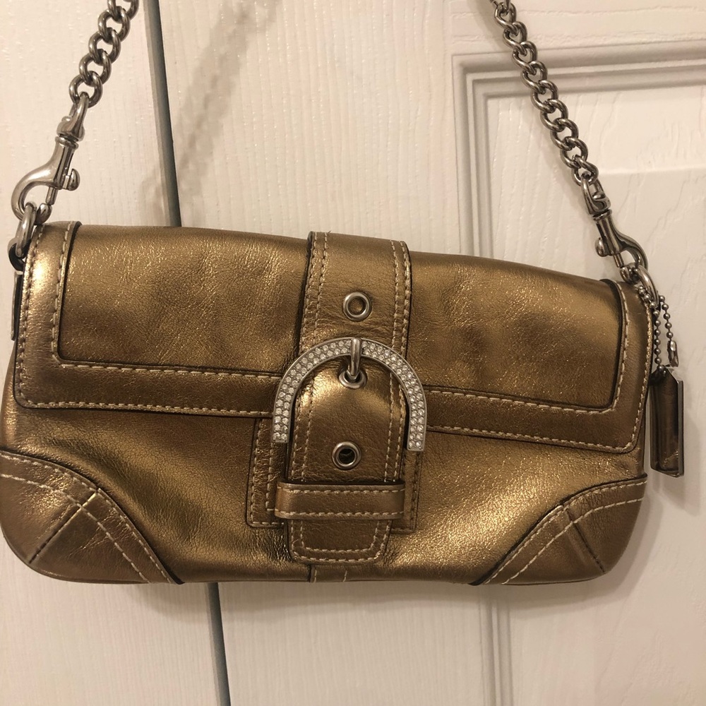 Coach Metallic Gold Purse